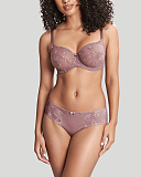 Tango Balconnet Bra And Brief Grey Violet TKD Lingerie Panache Fashion F1