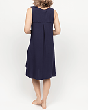 Taylor Jesey Swing Nightdress Navy TKD Lingerie Cyberjammies Fashion B1