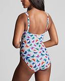 Taylor Non Wired Swimsuit Flutter Print TKD Lingerie Panache Swim Fashion B1