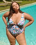 Taylor Non Wired Swimsuit Flutter Print TKD Lingerie Panache Swim Fashion L1