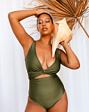 Tea Tree Reversible Bikini Top And Bottom Green TKD Lingerie Baiia Fashion L1