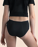 Teen Boyleg Heavy Absorbency Black Sahara TKD Lingerie B1