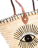 The Winking Eye Tote Silver TKD Lingerie Desert Totes CF2