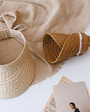Tilly Roll Up Sun Visor Khaki And Beige TKD Lingerie Bask And Drift L2
