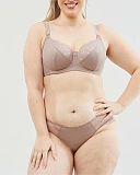 Timtams Flexi Wired Nursing Bra And Brief Taupe