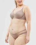 Timtams Flexi Wired Nursing Bra And Brief Taupe