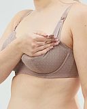 Timtams Flexi Wired Nursing Bra Taupe