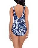 Tropica Toile Escape Shaping Swimsuit Midnight White TKD Lingerie Miraclesuit Fashion B1