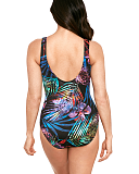 Tropicat Revele Underwire Shaping Swimsuit Black Multi TKD Lingerie Miraclesuit Fashion B1
