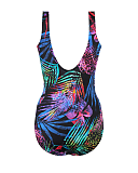 Tropicat Revele Underwire Shaping Swimsuit Black Multi TKD Lingerie Miraclesuit Fashion CB1