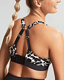 Ultra Perform Non Padded Sports Bra Mono Print TKD Lingerie Panache Fashion B2