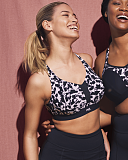 Ultra Perform Non Padded Sports Bra Mono Print TKD Lingerie Panache Fashion L1
