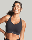 Ultra Perform Non Padded Wired Sports Bra Black TKD Lingerie Panache Fashion LF1