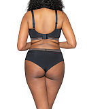 Unwind Bralette Bra And Short Black TKD Lingerie Curvy Kate Fashion B1