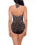Utopia Hidden Underwired Shaping Swimsuit Black Multi TKD Lingerie Miraclesuit Fashion B1