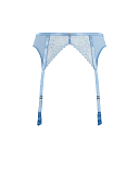 Valentina Luxe Suspender Denim Blue TKD Lingerie Cleo Fashion CF1