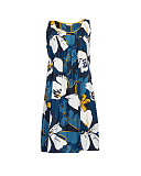 Verity Floral Print Chemise Petrol Blue Mix TKD Lingerie Cyberjammies CF1