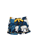 Verity Floral Print Short Petrol Blue Mix TKD Lingerie Cyberjammies CF1