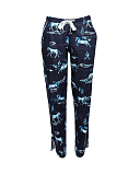 Verity Horse Print Pant Navy Mix TKD Lingerie Cyberjammies CF1