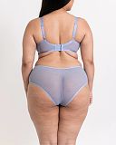 Victory Balcony Bra And Short Periwinkle Blue TKD Lingerie Curvy Kate Fashion B1