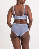 Victory Balcony Bra And Short Periwinkle Blue TKD Lingerie Curvy Kate Fashion B2