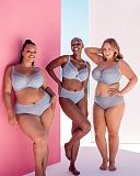 Victory Balcony Bra And Short Periwinkle Blue TKD Lingerie Curvy Kate Fashion L1
