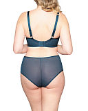 Victory Balcony Bra And Short Petrol TKD Lingerie Curvy Kate Fashion B1