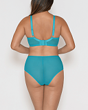 Victory Balcony Bra And Short Turquoise TKD Lingerie Curvy Kate Fashion B1