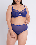 Victory Balcony Bra And Short Ultraviolet TKD Lingerie Curvy Kate Fashion F2