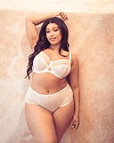 Victory Balcony Bra And Short White TKD Lingerie Curvy Kate Core L2