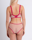 Victory Balcony Bra And Short Wild Hot Pink Blush TKD Lingerie Curvy Kate Fashion B2
