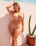 Victory Balcony Bra and Brief Latte Curvy Kate TKD Lingerie L1