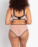 Victory Wild Balcony Bra And Short Black Blush TKD Lingerie Curvy Kate Fashion B1