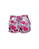 Viola Heart Print Short Grey Mix TKD Lingerie Cyberjammies Fashion CF1