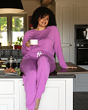 Viola Slouch Jersey Set Pink TKD Lingerie Cyberjammies Fashion L1