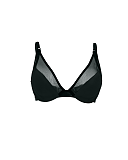 Viva Plunge Nursing Bra Black CF1