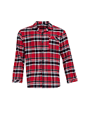 Windsor Check Long Sleeve Top Red Mix TKD Lingerie Mens Cyberjammies Fashion CF1