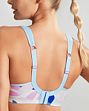 Wired Sports Bra Abstract Pink TKD Lingerie Panache Fashion B1