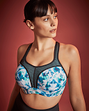 Wired Sports Bra Digital Bloom TKD Lingerie Panache Fashion L3