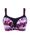 Wired Sports Bra Digital Stripe TKD Lingerie Panache Fashion CF1