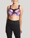 Wired Sports Bra Digital Stripe TKD Lingerie Panache Fashion F1