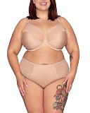 WonderFull Full Cup Bra And Short Latte TKD Lingerie Curvy Kate Core F2