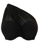 Wrapsody Bandeau Bikini And Brief Black TKD Lingerie Curvy Kate Fashion f2