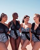 Wrapsody Swimsuit Zebra Print TKD Lingerie Curvy Kate Swim Fashion L1