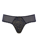 Zoe Brazilian Brief Navy Floral TKD Lingerie Fashion Cleo CF1