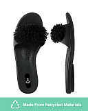 Zoey Slide Sandals Black TKD Lingerie Bask And Drift CF1