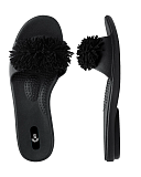 Zoey Slide Sandals Black TKD Lingerie Bask And Drift CF2