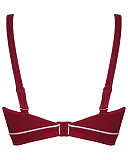 poolside Non Wired Triangle Bikini Top Pink Red TKD Lingerie Curvy Kate Fashion CB1