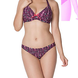 Instinct Ruched Back Brief Cherry/Berry