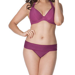 Jetty Fold Over Brief Berry